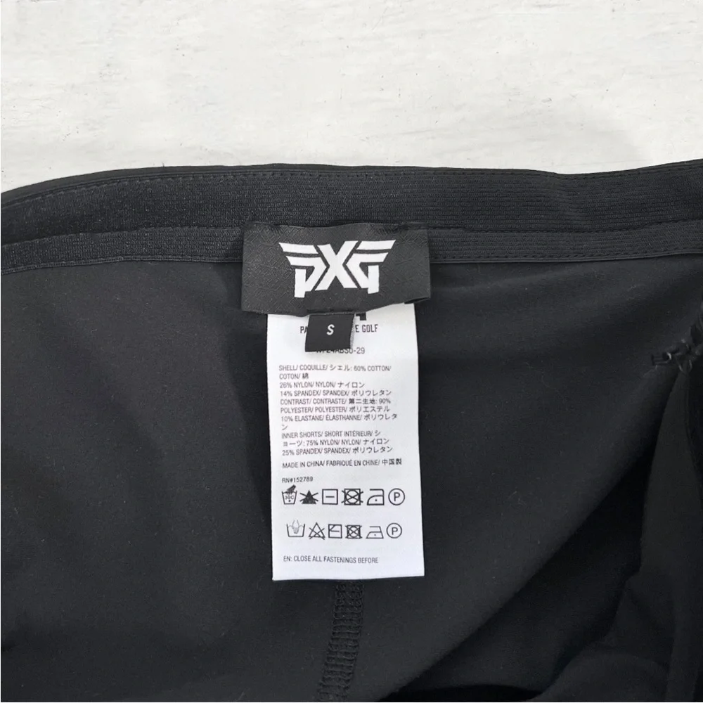 PXG Parsons Xtreme Golf Womens Small Two-In-One Pleated Skirt Skort Black $175 - Picture 14 of 16
